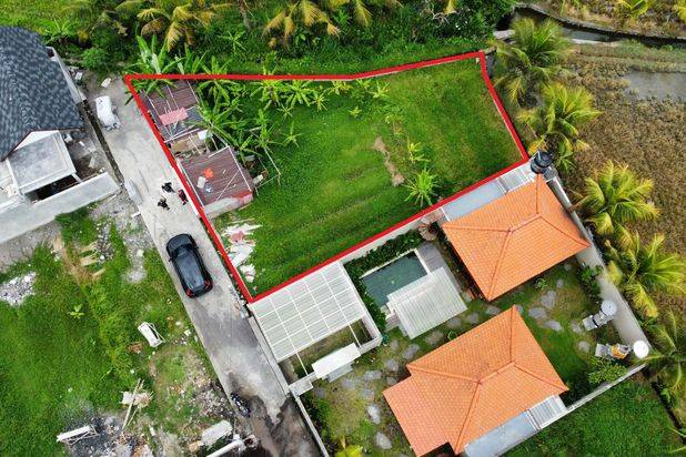 Dijual Tanah Sayan Ubud Lingkungan Villa View Sawah