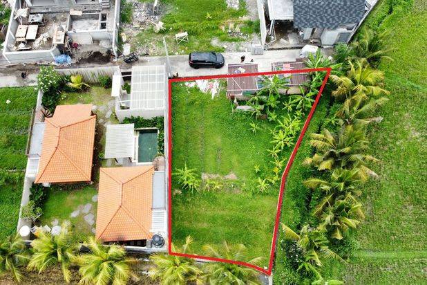Dijual Tanah Sayan Ubud Lingkungan Villa View Sawah