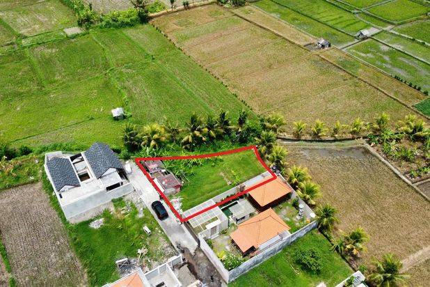 Dijual Tanah Sayan Ubud Lingkungan Villa View Sawah