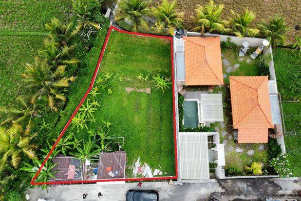 Dijual Tanah Sayan Ubud Lingkungan Villa View Sawah