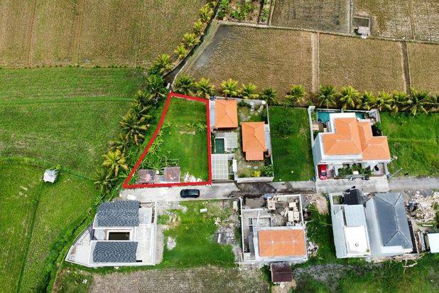 Dijual Tanah Sayan Ubud Lingkungan Villa View Sawah