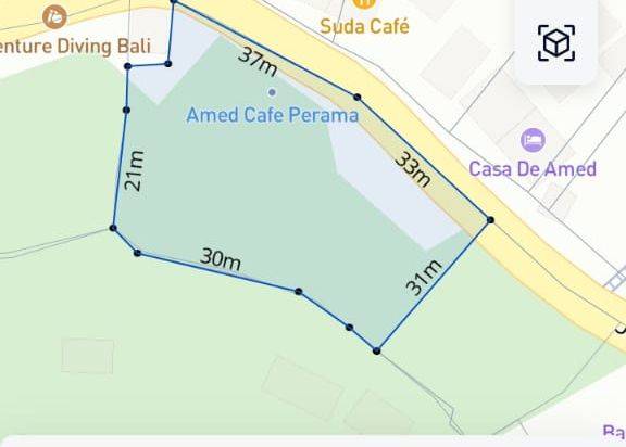Dijual Segera Sebidang Tanah Kosong Kawasan Pariwisata Bali Utara, Pantai Amed, Karangasem , Bali