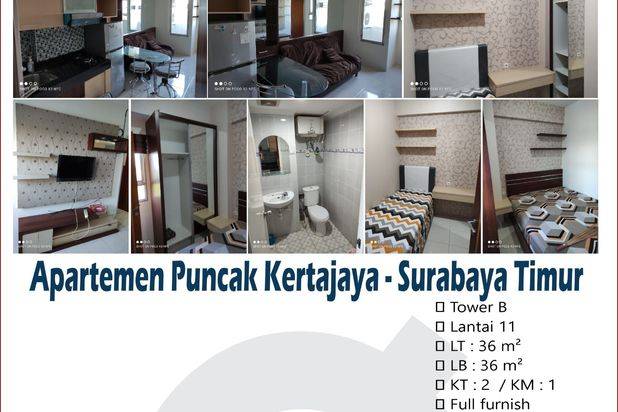 Apartemen Full Furnish Puncak Kertajaya Surabaya Timur