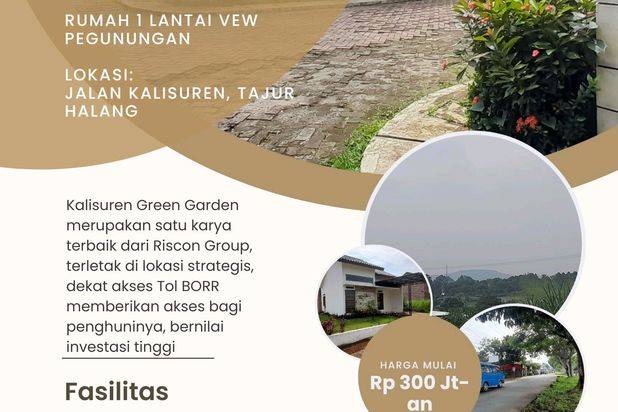 Rumah Primary Di Tajur Halang Dekat Tol BORR View Pegunungan