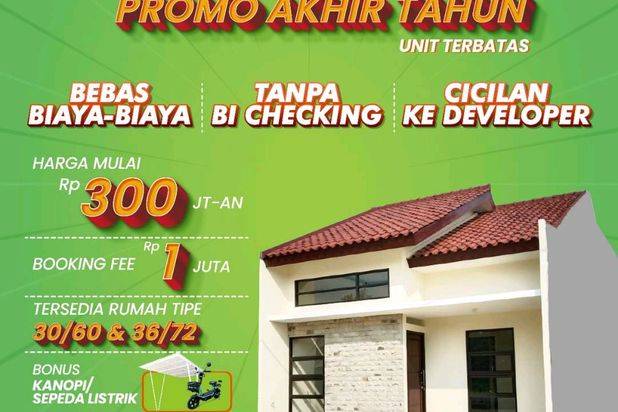 Rumah View Gunung Hanya 1 Jutaan Akses Dekat Tol Borr One Gate System