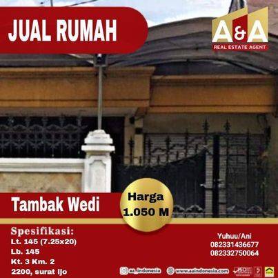 DIJUAL RUMAH WILAYAH SURABAYA TIMUR