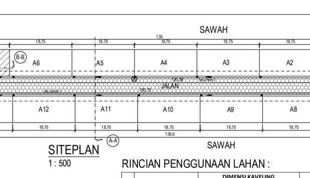 Rumah Luas Cluster Modern Pesan Bangun dekat IAIN di Kartasura Sukoharjo (AT-DR)