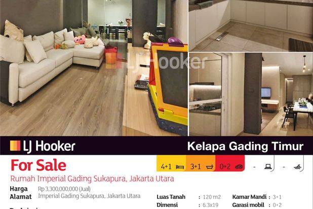 Rumah Imperial Gading Sukapura, Jakarta Utara