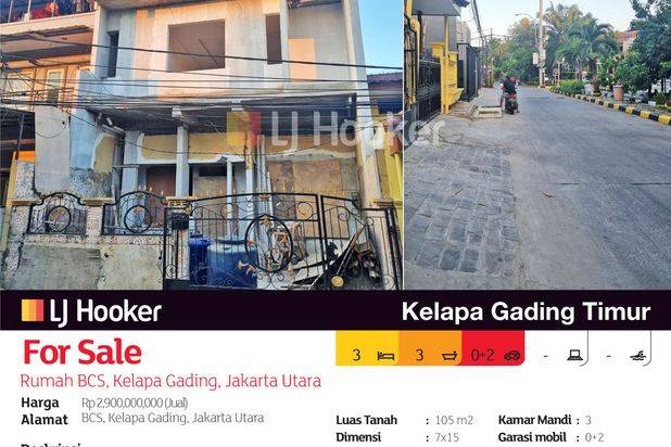 Rumah BCS, Kelapa Gading, Jakarta Utara
