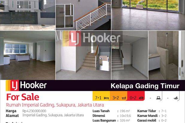 Rumah Imperial Gading Sukapura, Jakarta Utara