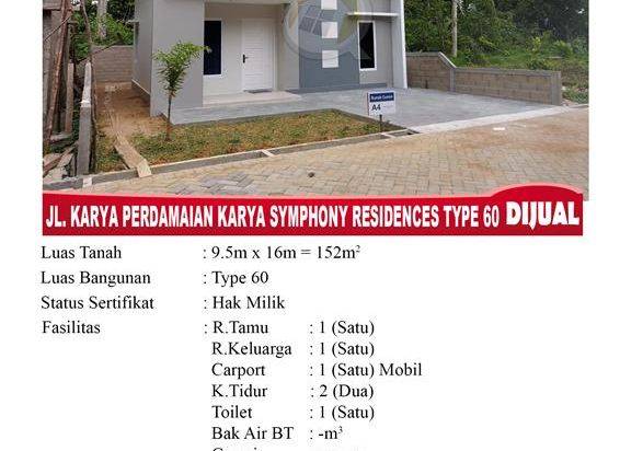 Jalan Karya Symphony Type 60 Karya Symphony Resident Pontianak