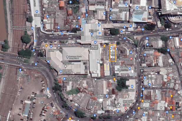 Tanah Komersial Besar (Tanah Abang - Kebon Jati/Kebon Kacang)