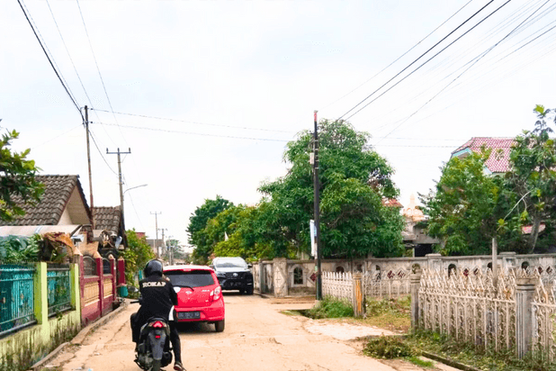 Dijual tanah shm pinggir jalan banten 4 plaju palembang