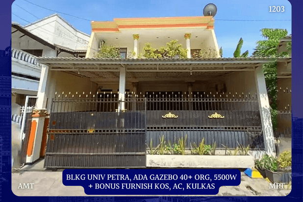 Rumah Kos Siwalankerto Aktif Full Furnish 26 Kamar dkt Kampus Petra Ubaya
