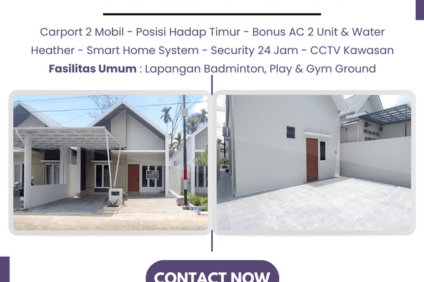 Dijual Rumah Baru The Green Orchard Cash Back 100 Juta Pontianak Kota