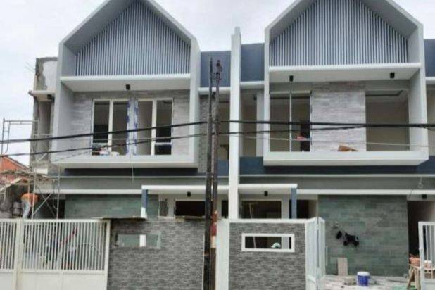 Dijual Rumah Manyar Tirtomoyo - New Baru Scandinavian Surabaya Timur Row Jalan KEMBAR Strategis dekat Sekolah PETRA Manyar - READY 2 unit Rumah Sejajar