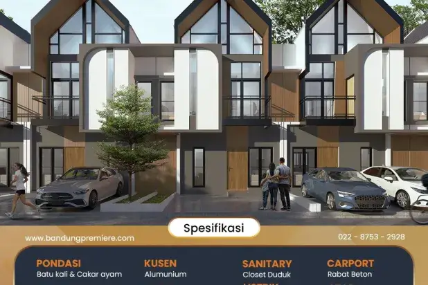 Rumah 2LT Kota Bandung Inves Termurah