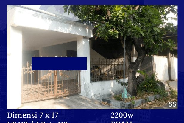 Rumah kutisari indah barat surabaya selatan tenggilis mejoyo murah