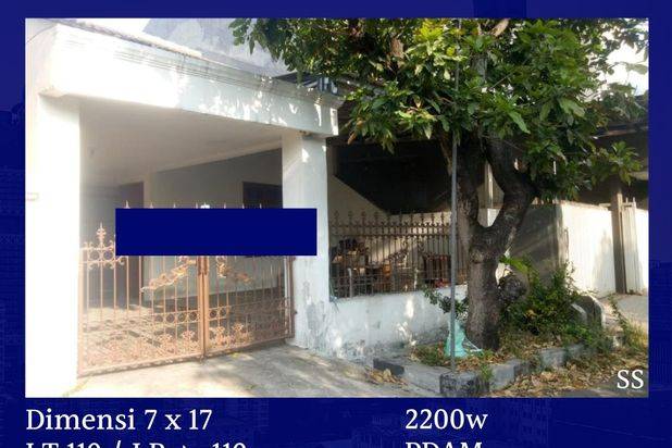 Rumah kutisari indah barat tenggilis mejoyo siap huni surabaya selatan