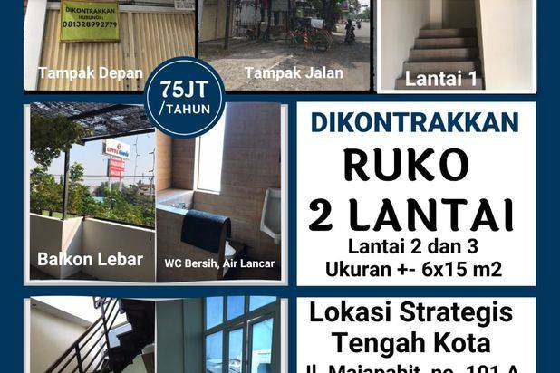 Ruko 2 Lantai di Jl. Majapahit, No. 101 A, Semarang (Seberang Lotte Glosir)