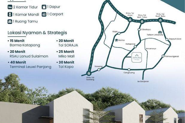 RUMAH SEHAT MODERN MINIMALIST di KOPO KATAPANG, BANDUNG