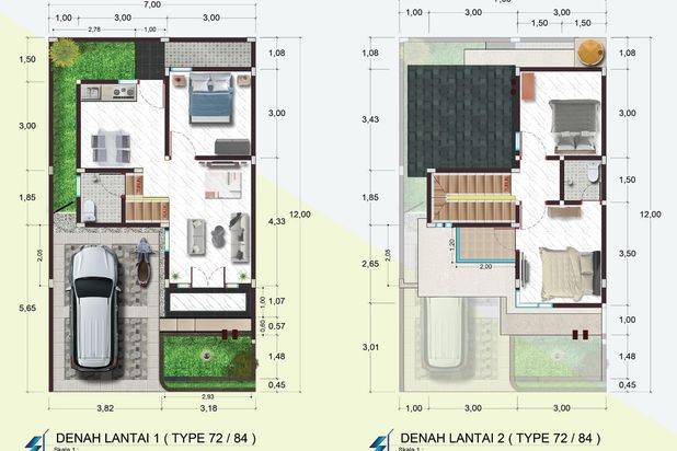 PMKS. Dijual Rumah Tipe 72/84 di Graha Nashira Permai Makassar.