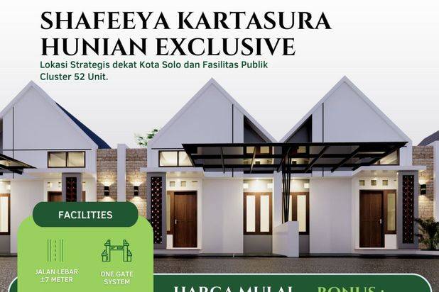Rumah Murah Di Sukoharjo Jual Cepat Harga Promo