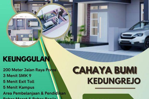 rumah 1 lantai area malang
