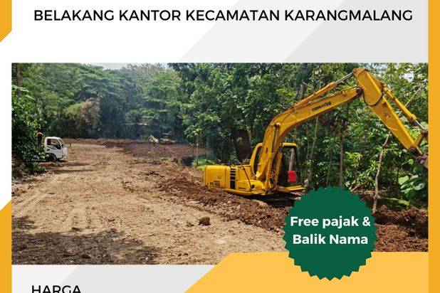 DI JUAL MURAH TANAH SRAGEN KARANG MALANG CICIL 12X TANPA BUNGA