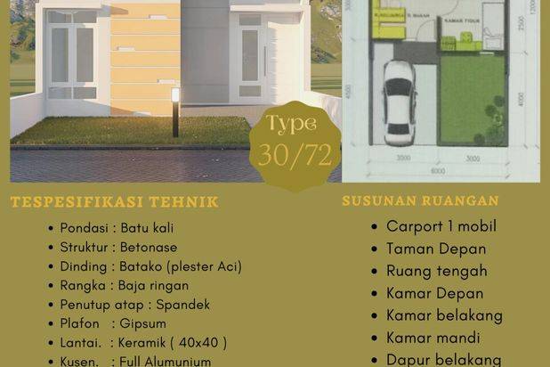 PERUMAHAN PAN CILEUNGSI RESIDENCE DENGAN DP 0%