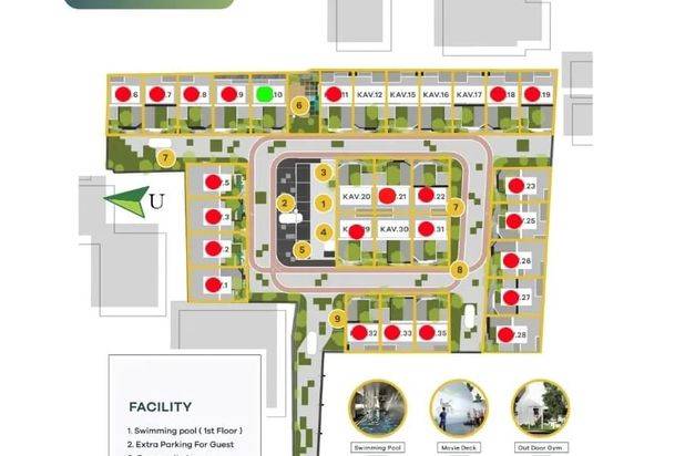 Rumah yang bisa layout sesuai keinginan hanya di Linaya Community Living Ciputat masih ada 6 unit lagi, segera book sebelum sold out