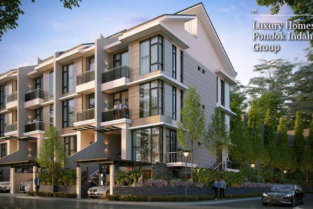 PONDOK INDAH TOWNHOUSE Unit Terbatas Rumah 3 & 4 Lantai Dengan Harga Mulai 5M an ada backyard keren