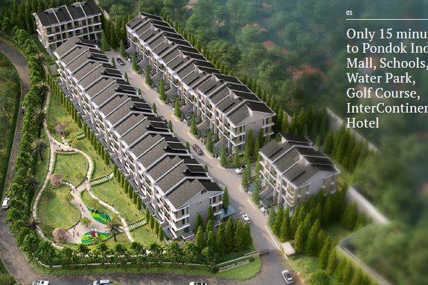 PONDOK INDAH TOWNHOUSE Unit Terbatas Rumah 3 & 4 Lantai Dengan Harga Mulai 5M an ada backyard keren