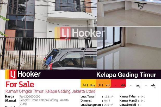 Rumah Cengkir Timur Kelapa Gading, Jakarta Utara