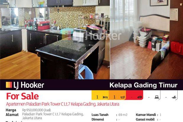 Apartemen Paladian Park Tower C Lt.7 Kelapa Gading, Jakarta Utara