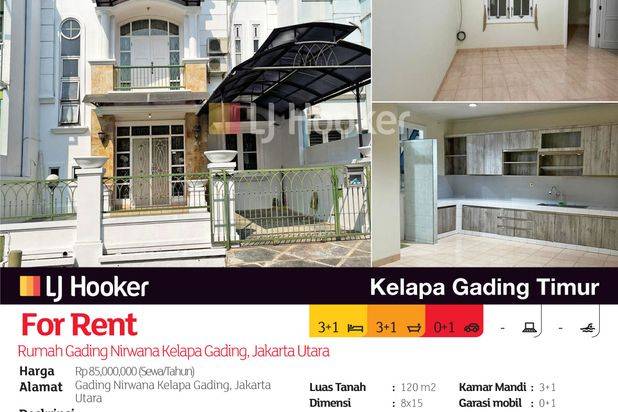 Rumah Gading Nirwana Kelapa Gading, Jakarta Utara