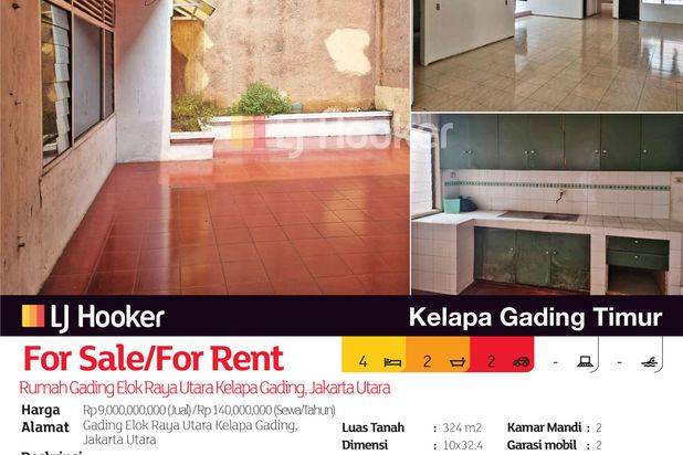 Rumah Gading Elok Raya Utara Kelapa Gading, Jakarta Utara