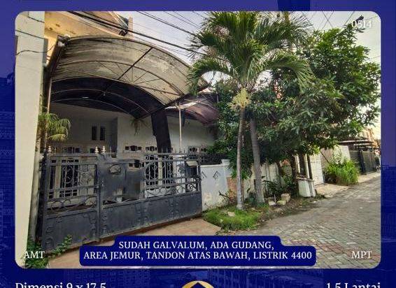 Rumah Nirwana Eksekutif Wonorejo Surabaya dkt Rungkut Bebas Banjir Nego