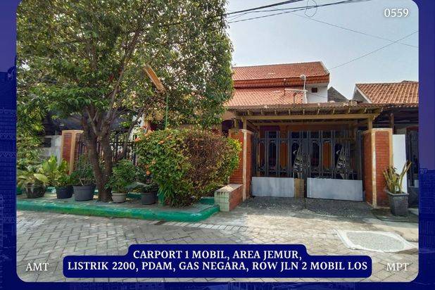 Rumah Rungkut Mejoyo Selatan Surabaya dkt Tenggilis Mejoyo Bebas Banjir Nego