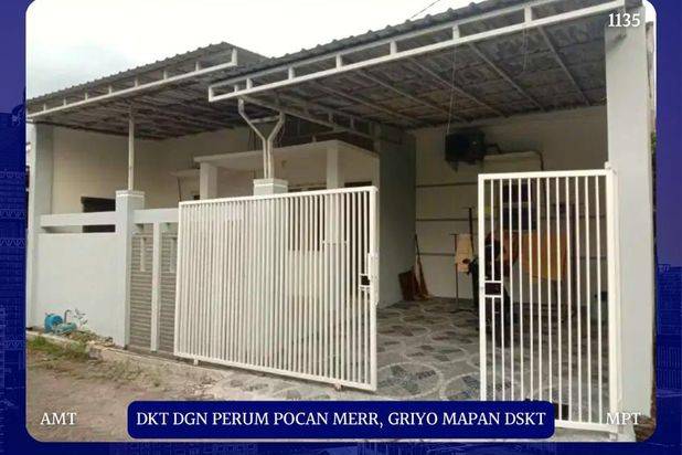 DEKAT Pondok Tjandra Rumah River View Waru Sidoarjo