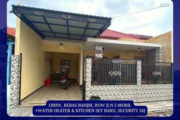 BEBAS BANJIR SECURITY 24 JAM Rumah Rungkut Asri Tengah Surabaya Timur