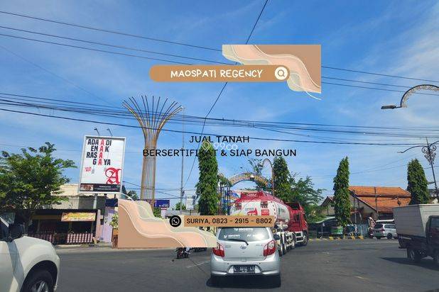 Dijual Tanah Legalitas SHM Pekarangan Dekat Stasiun KA Barat Lingkungan Nyaman