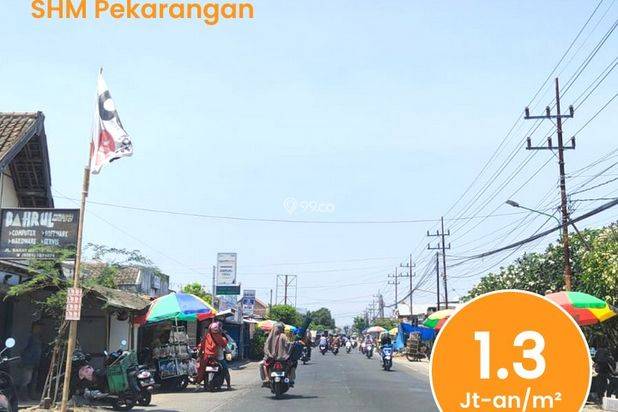Jual Tanah Magetan Legalitas SHM Pekarangan Jalan Raya Barat Maospati Cocok Bangun Usaha