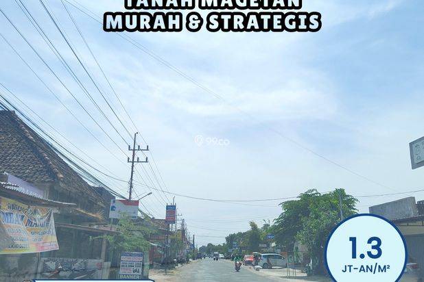 Tanah Maospati Siap AJB Dekat Stasiun KA Barat Waktu Survei Fleksibel