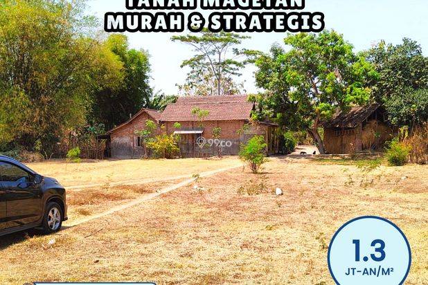 Tanah Maospati Legalitas SHM Pekarangan Dekat Stasiun KA Barat Strategis
