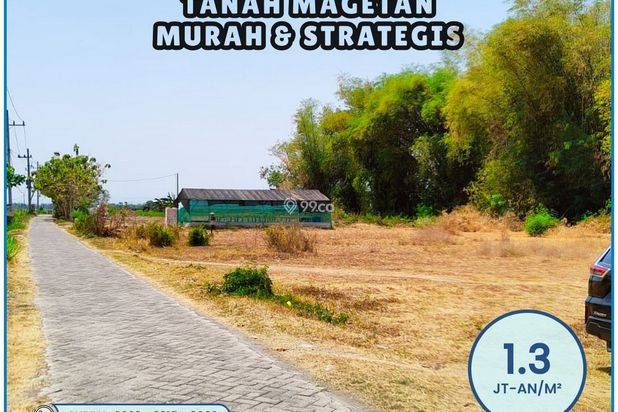 Dijual Tanah Dekat UNESA Kampus Magetan 1 Jutaan SIap Bangun