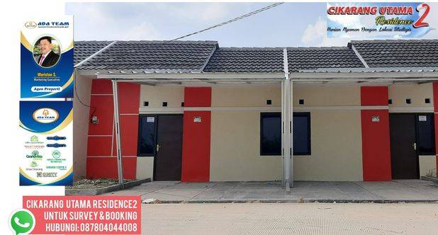 Rumah Bagus &Strategis Cikarang Utama Residence2 Dekat EJIP,MM2100