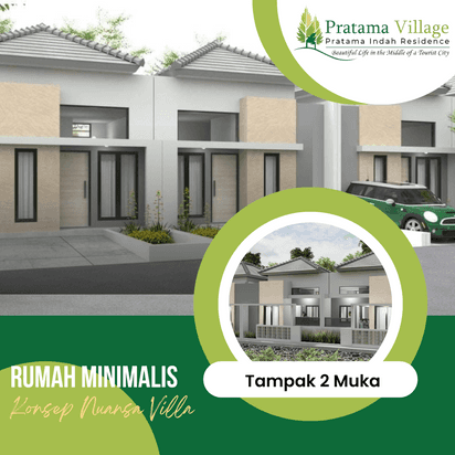 Rumah Vila Minimalis Cicilan 3jutaan/bulan di Kota Wisata Puncak Cipanas