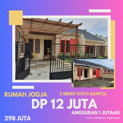 RUMAH MURAH ANGSURAN 1 JUTAAN, PROMO DP 12 JUTA