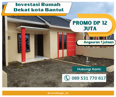 DP 12 JUTA, ANGSURAN 1 JUTAAN, UNIT TERBATAS